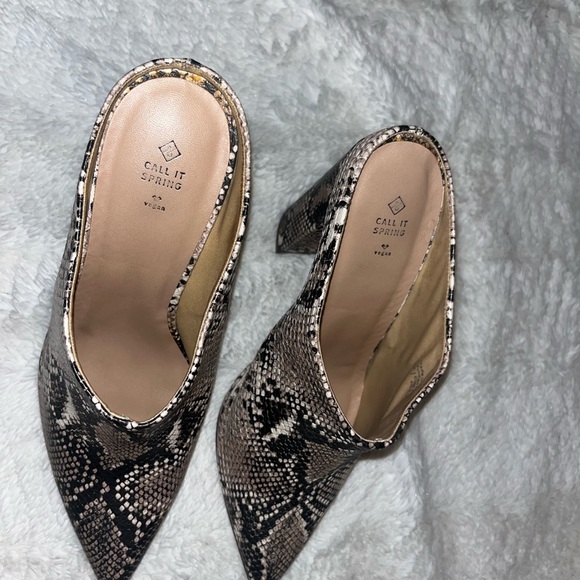 Call it spring mule booties USED 4in heels - Picture 3 of 7